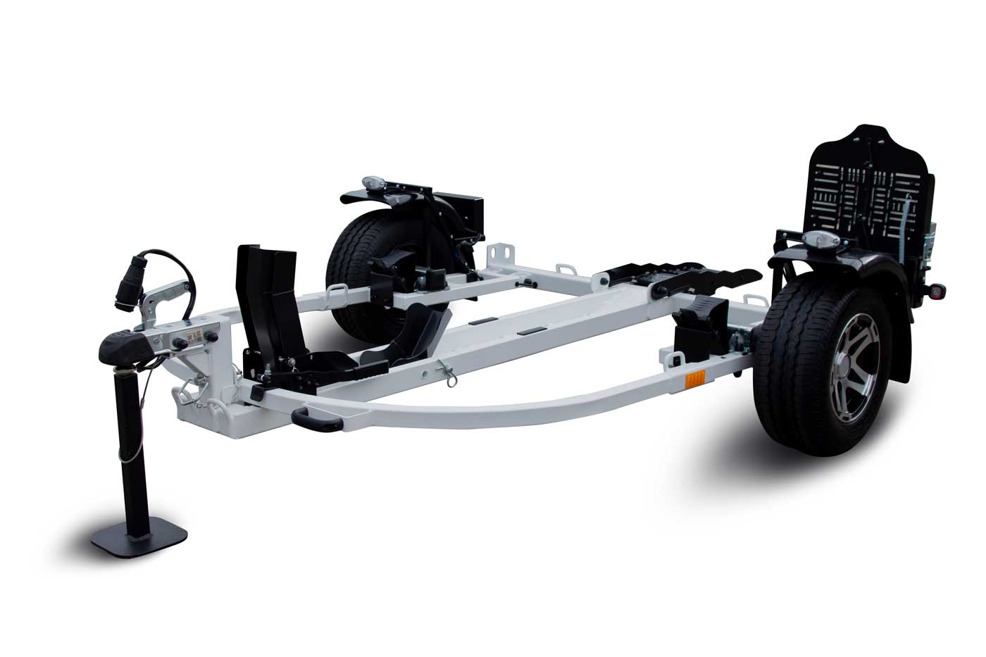 La remorque pour moto simple, pliable et sans effort