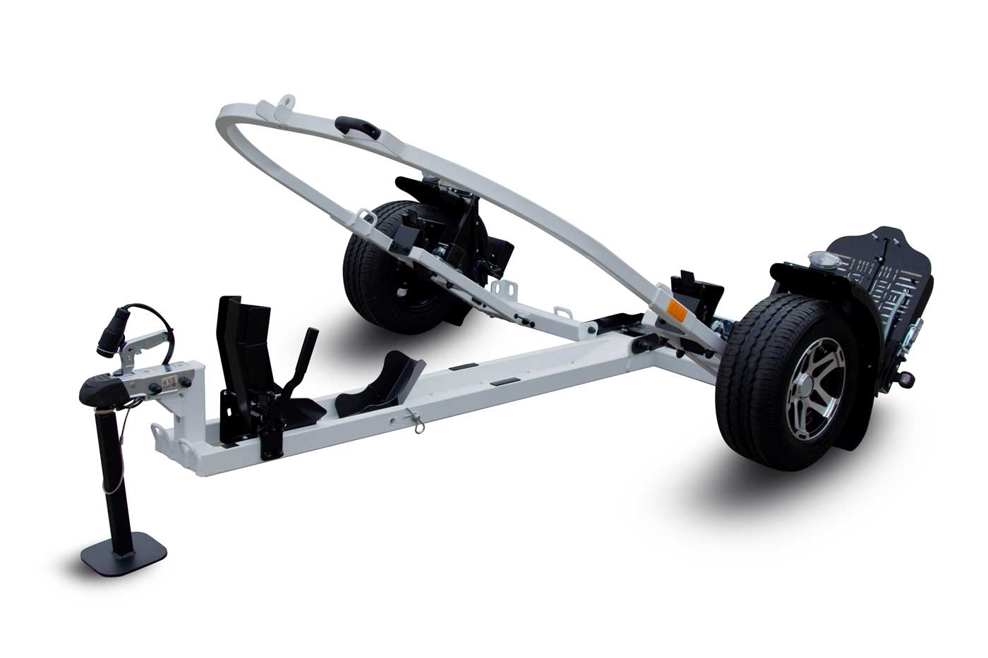 La remorque pour moto simple, pliable et sans effort