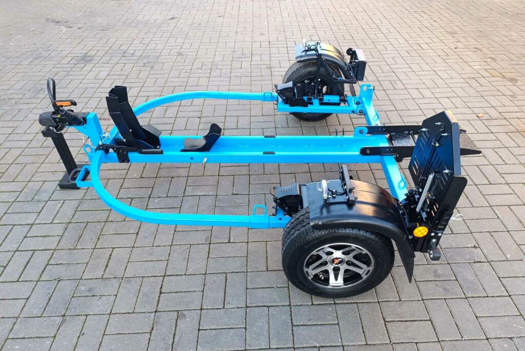 La remorque pour moto simple, pliable et sans effort